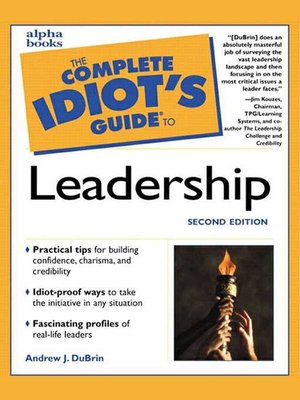 cover image of The Complete Idiot's Guide to Leadership